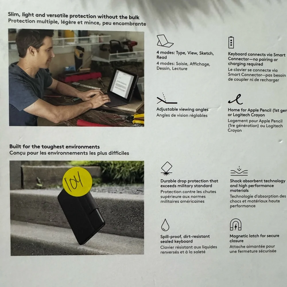 Logitech Rugged Folio for iPad 7th & 8th Generation